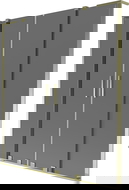 Mexen Velar L Kaksiosainen suihkuseinäpari, 2-osainen liukuva, 150 x 150 cm, grafiitti, kulta - 896-150-003-42-50