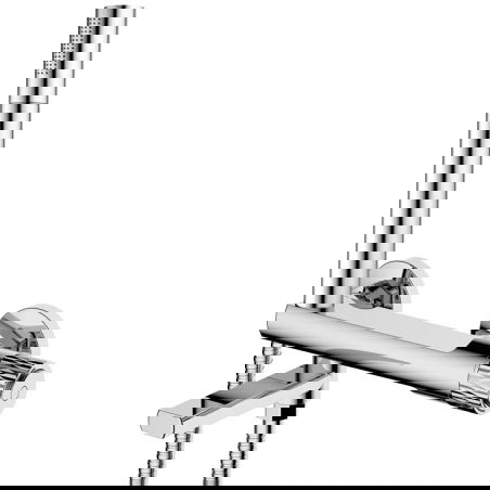 Mexen Diamond kopalna kad s pršno garnituro, krom - 71530-00