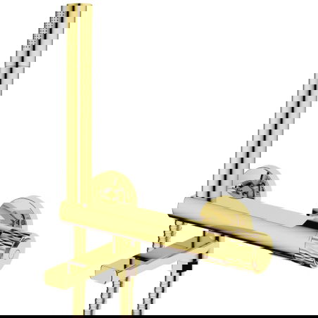 Mexen Diamond kylpyammeen hana ja suihkusetti, kultainen - 71530-50