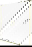 Mexen Velar L Duo pare-baignoire 2 volets coulissants 150 x 150 cm, givré, doré - 896-150-003-32-50