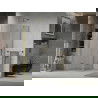 Mexen Lima opvouwbare douchecabine 70 x 70 cm, transparant, goud - 856-070-070-50-00