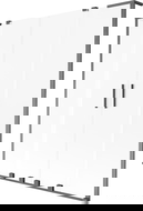 Mexen Velar L Duo paroi de baignoire à deux panneaux coulissants 150 x 150 cm, givrée, gris canon brossé - 896-150-003-32-66