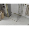 Mexen Lima Faltdusche 70 x 70 cm, transparent, gold - 856-070-070-50-00