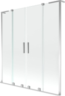 Mexen Velar L Duo 2-panel sliding bath screen 150 x 150 cm, transparent, chrome - 896-150-003-02-01