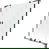 Mexen Velar L Duo Badewannenfaltwand 2-flügelig zum Schieben 150 x 150 cm, transparent, schwarz - 896-150-003-02-70