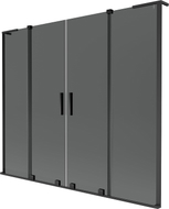 Mexen Velar L Duo parawan nawannowy 2-skrzydłowy rozsuwany 200 x 150 cm, grafit, czarny - 896-200-003-42-70