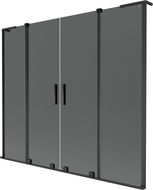 Mexen Velar L Duo vannitoa ekraan 2-osaline libistatav 200 x 150 cm, grafiit, must - 896-200-003-42-70