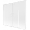 Mexen Velar L Duo vanniseina 2-osaline lükanduks 180 x 150 cm, matt, valge - 896-180-003-32-20