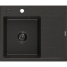 Mexen Ben graniidist valamu 1-kambriga nõrutusala, vasak 600 x 500 mm, must/kuldne metallik, sifoon must - 6522605000-75-B