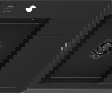 Mexen Ben νιπτήρας γρανίτη 1 θάλαμος με στραγγιστήρι, αριστερός 600 x 500 mm,