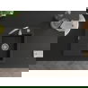 Mexen Ben Granitspüle 1-Becken mit Ablagefläche rechts 600 x 500 mm, schwarz/gold metallic, Siphon chrom - 6523605000-75