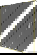 Mexen Velar L Duo divdaļīgs bīdāms vannas istabas aizslietnis 140 x 150 cm, grafīts, matēts zelts - 896-140-003-42-55