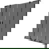 Mexen Velar L Duo Badewannenfaltwand, 2-flügelig, verschiebbar, 160 x 150 cm, Graphit, Schwarz - 896-160-003-42-70