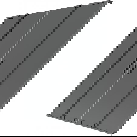 Mexen Velar L Duo kopalna zaslonka za tuš 2-krilna drsna 160 x 150 cm, grafit, gun metal - 896-160-003-42-95