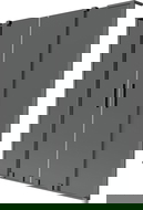 Mexen Velar L Duo mampara de ducha de 2 paneles corredero 160 x 150 cm, grafito, gun metal - 896-160-003-42-95