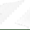 Mexen Velar L Duo badwand 2-delige schuifbare 140 x 150 cm, matglas, wit - 896-140-003-32-20