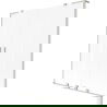 Mexen Velar L Duo Badewannenaufsatz 2-flügelig verschiebbar 140 x 150 cm, Frostglas, gebürsteter Nickel - 896-140-003-32-97