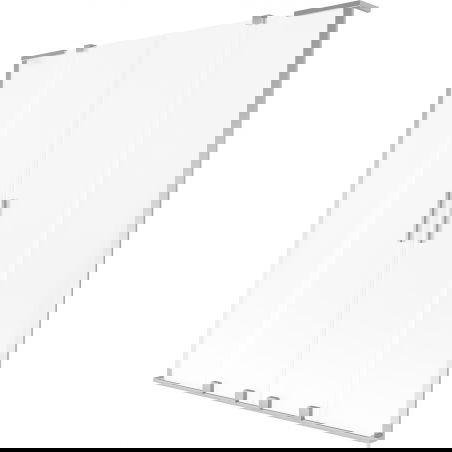 Mexen Velar L Duo divvietīgs saliekams vannas ekrāns 160 x 150 cm, matēts, hroms - 896-160-003-32-01