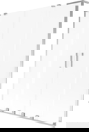 Mexen Velar L Duo badkarsavskiljare 2-delad skjutbar 160 x 150 cm, frost, krom - 896-160-003-32-01