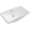 Mexen Venus lavabo bajo encimera 60 x 37 cm, blanco - 25416000