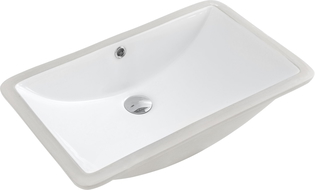 Mexen Venus lavabo bajo encimera 60 x 37 cm, blanco - 25416000