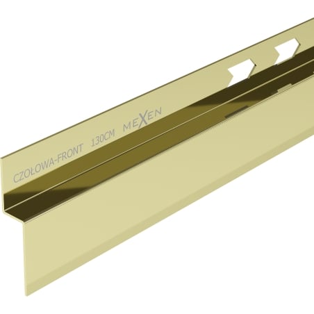 Mexen Line-B Duschleisten-Abschlussprofil 130 cm, gold - 185003130U