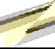 Mexen Line-B frontale douchegootlijst 130 cm, goud - 185003130U