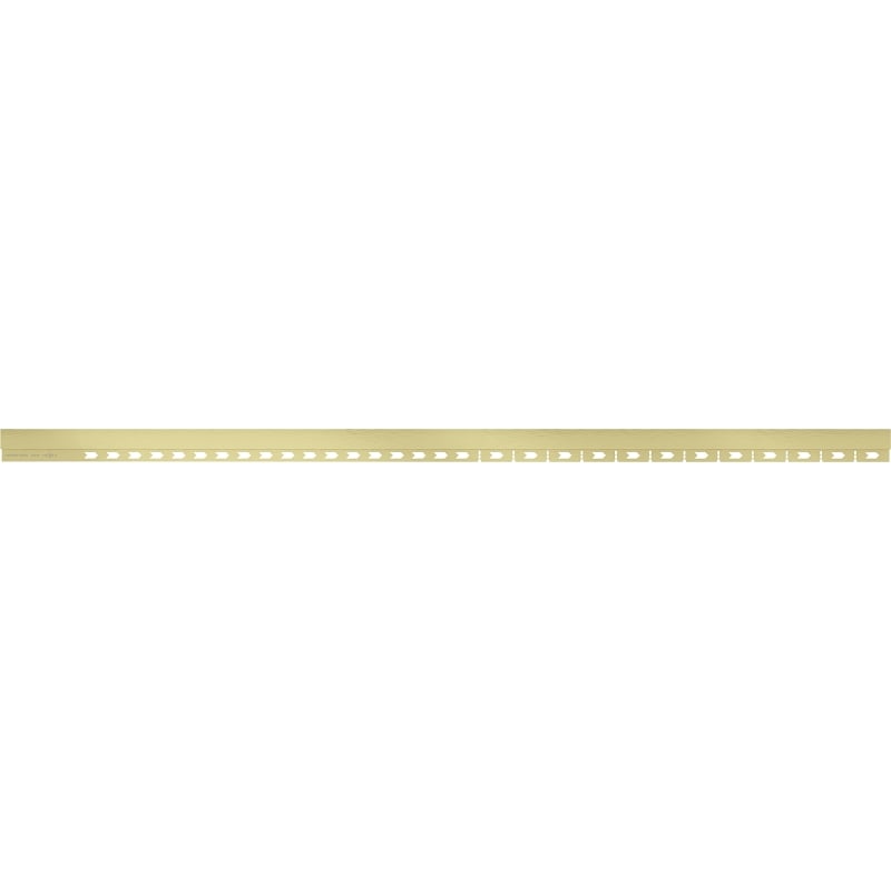Mexen Line-B Duschrinne Frontleiste 130 cm, gebürstetes Gold - 185503130U