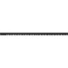Mexen Line-B frontlinje duschlist 130 cm, svart - 187003130U