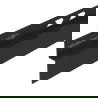 Mexen Line-B frontpaneel van 130 cm, zwart - 187003130U