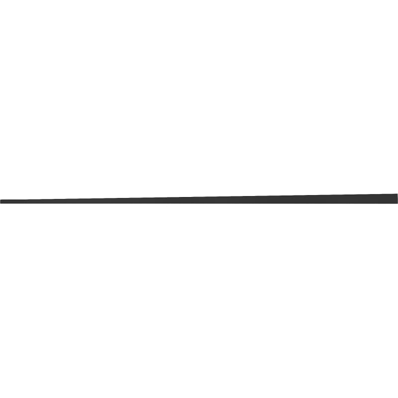 Mexen Line-B floor gradient strip 120 cm left, black - 187001120L