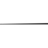 Mexen Line-B listón de caída de suelo 120 cm izquierdo, negro - 187001120L