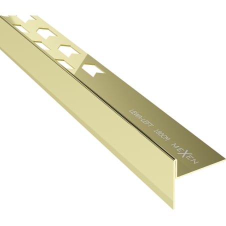 Mexen Line-B Λίστα κεκλιμένης επιφάνειας δαπέδου 180 cm αριστερή, χρυσή