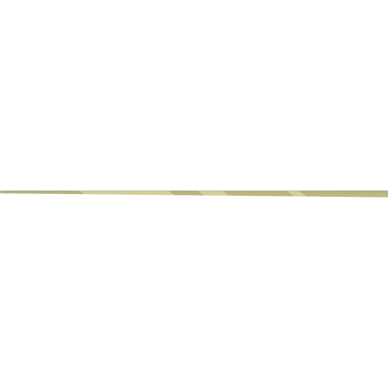 Mexen Line-B listwa spadkowa podłogowa 180 cm lewa, złota - 185001180L