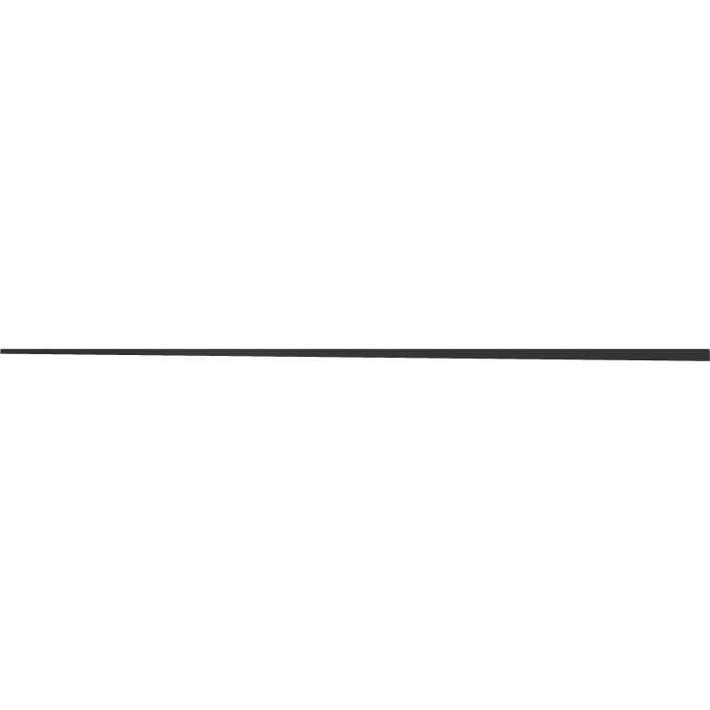Mexen Line-B vloerhellingsstrip 180 cm links, zwart - 187001180L
