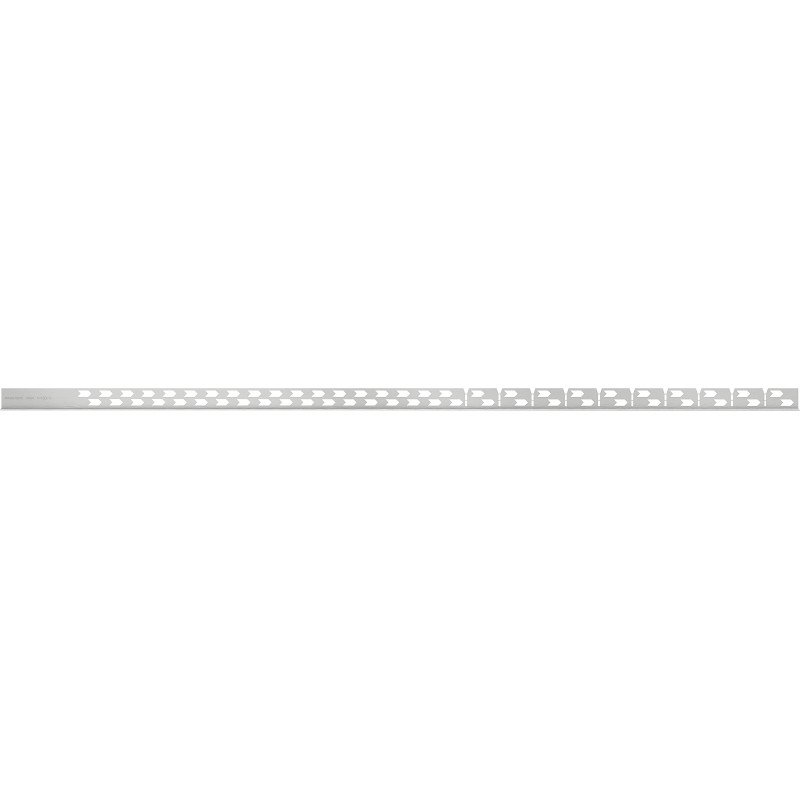 Mexen Line-B listwa spadkowa podłogowa 120 cm prawa, inox - 181001120R