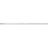 Mexen Line-B listón de pendiente para suelo 120 cm derecho, inox - 181001120R