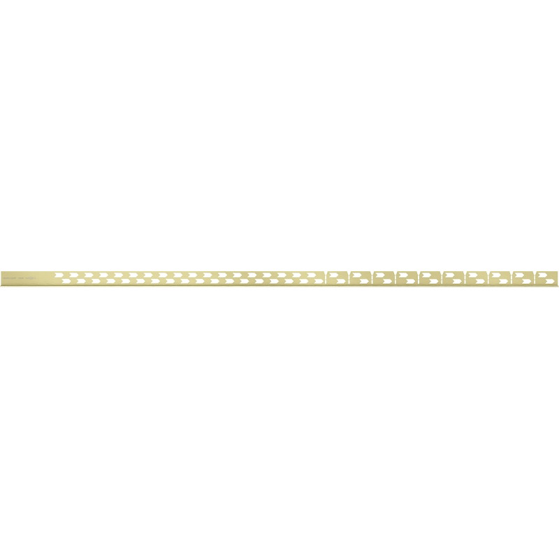 Mexen Line-B vloerhellinglijst 120 cm rechts, geborsteld goud - 185501120R