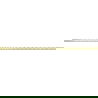Mexen Line-B vloerafvoerlijst 120 cm rechts, goud geborsteld - 185501120R