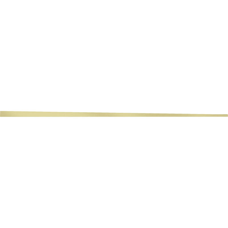 Mexen Line-B listón de pendiente de suelo 120 cm derecho, oro cepillado - 185501120R