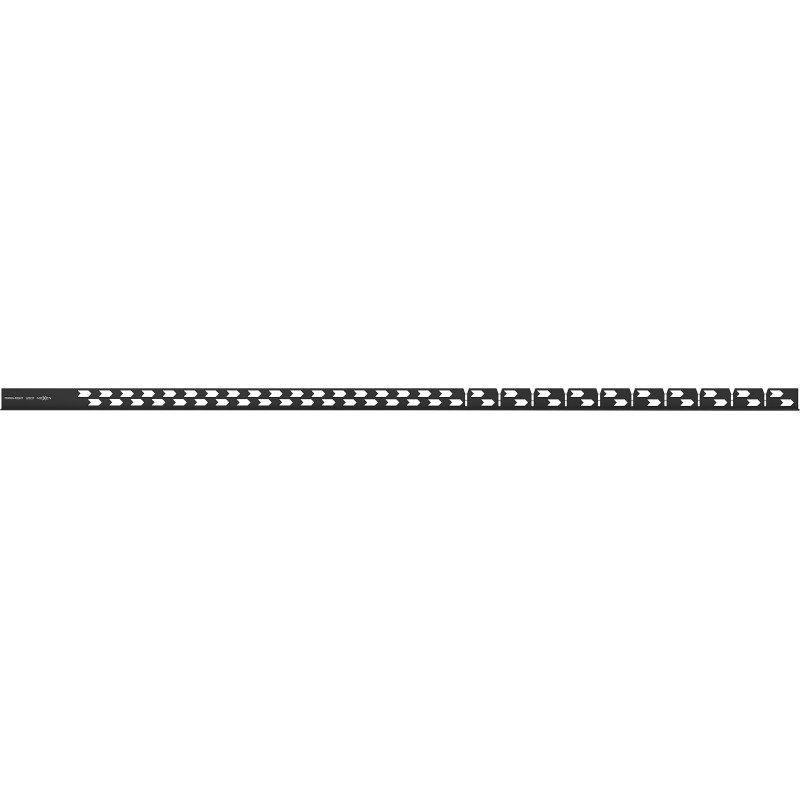 Mexen Line-B listón inclinado para suelo 120 cm derecho, negro - 187001120R