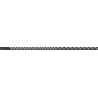 Mexen Line-B - rechte Bodenabflussschiene 120 cm, schwarz - 187001120R