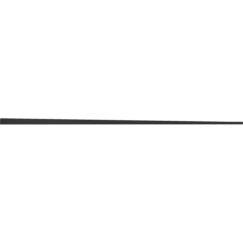 Mexen Line-B 120 cm Right Floor Slope Strip, Black - 187001120R