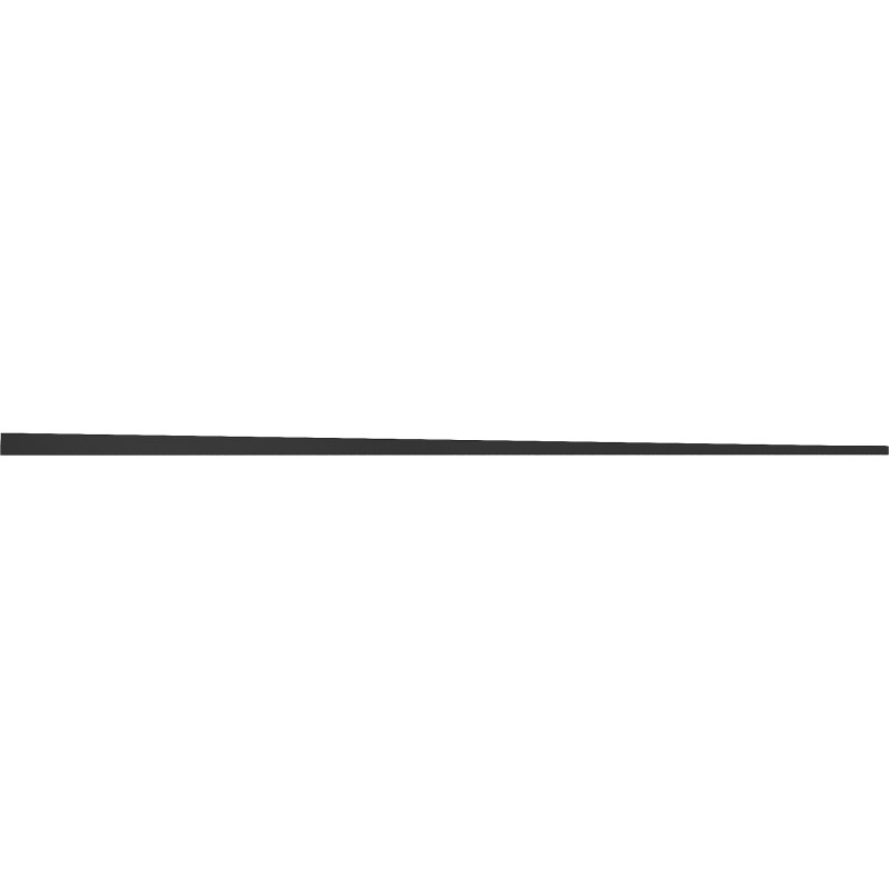 Mexen Line-B battiscopa inclinata a pavimento 120 cm destra, nero - 187001120R