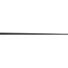 Mexen Line-B battiscopa inclinata a pavimento 120 cm destra, nero - 187001120R