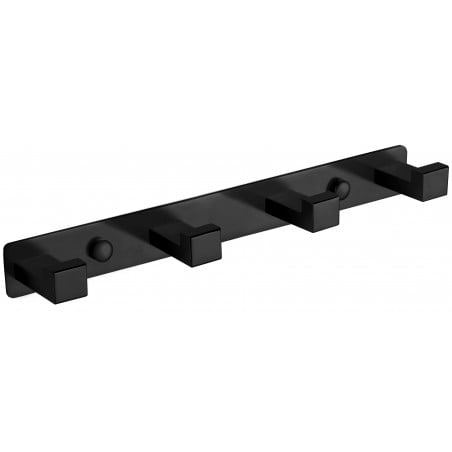 Mexen Vierfach-Handtuchhaken, schwarz - 709264-70