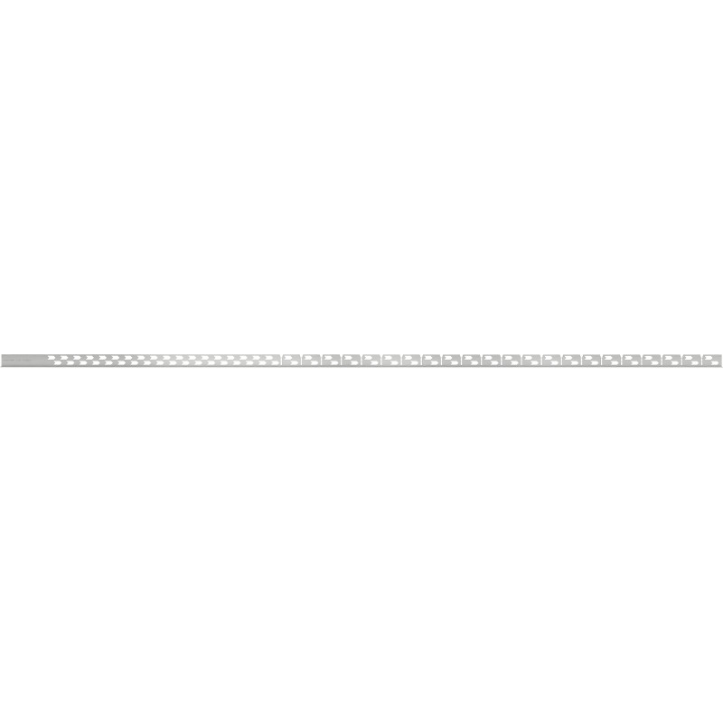 Mexen Line-B vloerafschotprofiel 180 cm rechts, inox - 181001180R