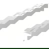 Mexen Line-B vloergleuf 180 cm rechts, inox - 181001180R