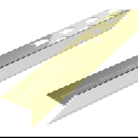 Mexen Line-B 180 cm Right Floor Incline Trim, Gold - 185001180R