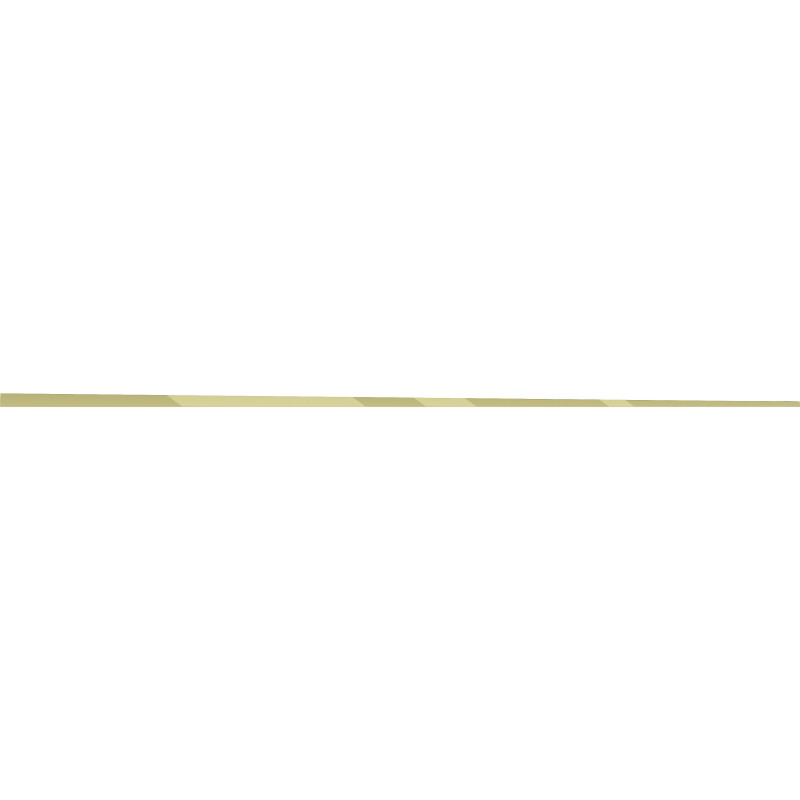 Mexen Line-B listello inclinato per pavimenti 180 cm destro, oro - 185001180R